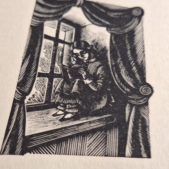 Jane Eyre by Charlotte Bronte+ Wuthering Heights.. Illustrator Fritz Eichenberg - Picture 13 of 16